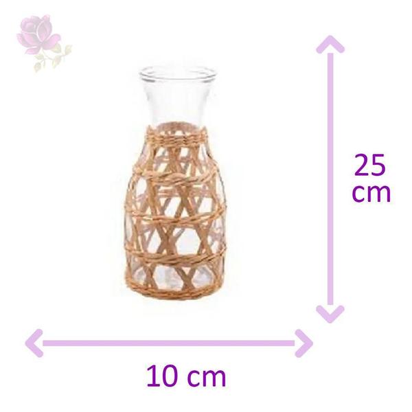 Imagem de Garrafa De Vidro Com Sisal 800Ml