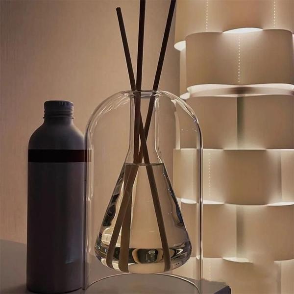 Garrafa Difusora De Aromaterapia De Vidro Transparente De 130ml Com Recipiente De Armazenamento De - others Imagem de Garrafa Difusora De Aromaterapia De Vidro Transparente De 130ml Com Recipiente De Armazenamento De