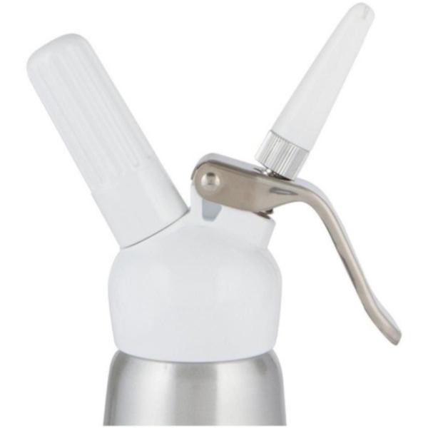Garrafa Dispenser Chantilly Sifão Inox 500Ml Cápsula Gás No2 - Hauskraft Imagem de Garrafa Dispenser Chantilly Sifão Inox 500Ml Cápsula Gás No2