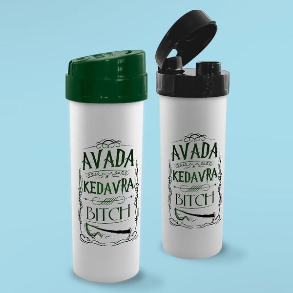 Garrafa ECO Avada Kedavra Bitch - ShopC Imagem de Garrafa ECO Avada Kedavra Bitch