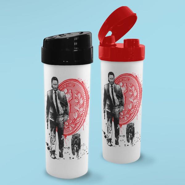 Garrafa ECO John Wick - ShopC Imagem de Garrafa ECO John Wick