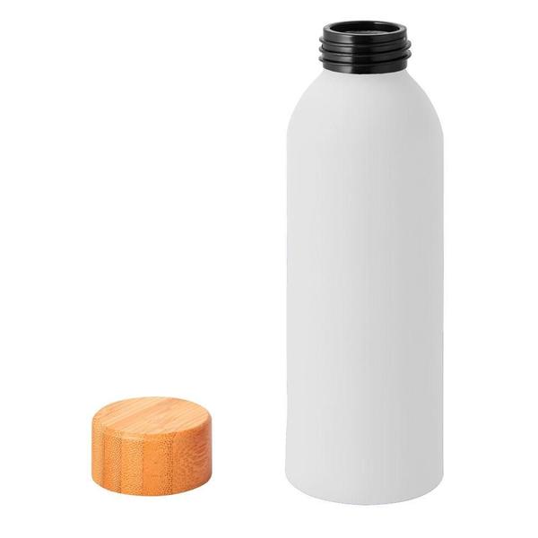 Imagem de Garrafa Em Alumínio 550 Ml Emborrachado Move Topget - Branco