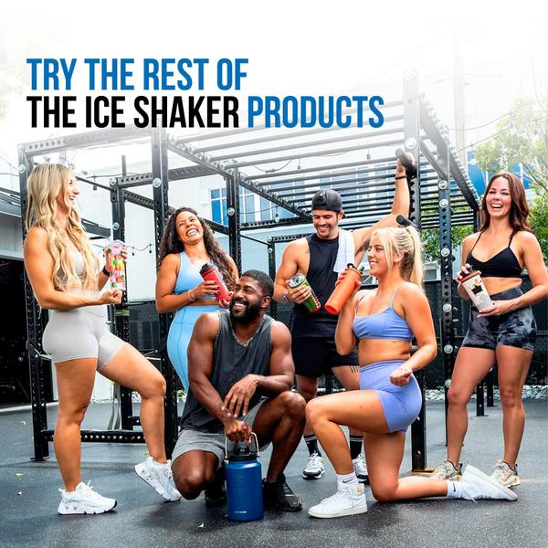 Imagem de Garrafa esportiva Ice Shaker em aço inoxidável isolado 770mL