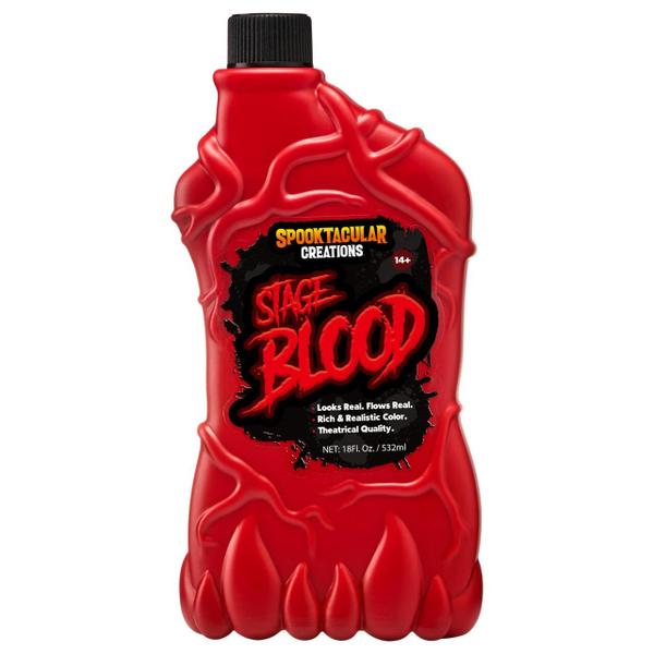 Imagem de Garrafa falsa de sangue de vampiro de Halloween de 500 ml Spooktacular