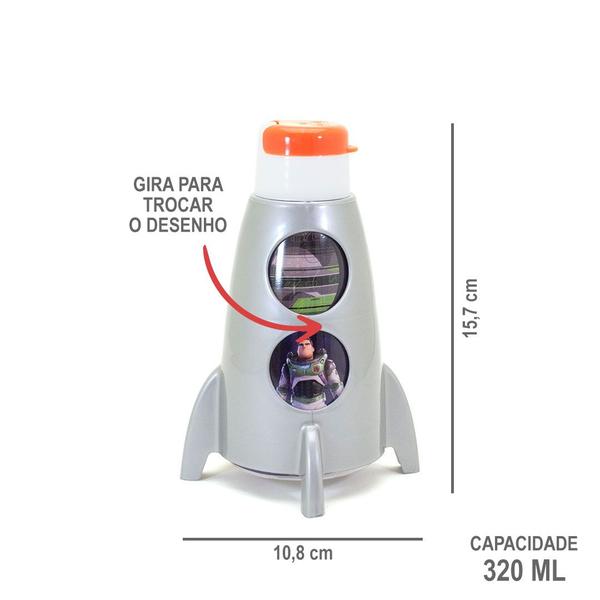 Imagem de Garrafa Foguete 320 ml Garrafinha para Criança