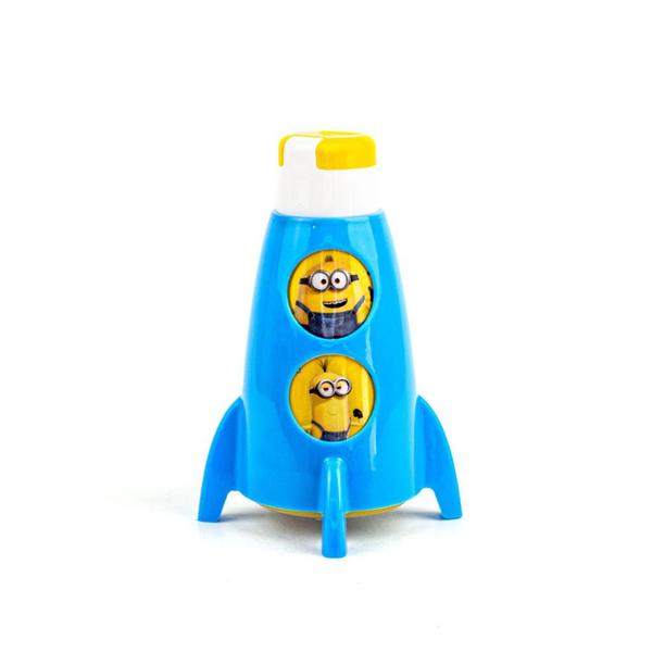 Imagem de Garrafa Foguete  Minions 320 ml Garrafinha para Criança