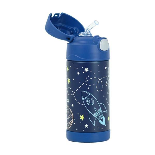 Imagem de Garrafa Garrafinha Térmica Infantil Thermos 355ml Astronauta