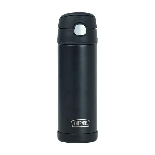 Imagem de Garrafa Garrafinha Térmica Thermos 470ml Até 12h Frio Preta