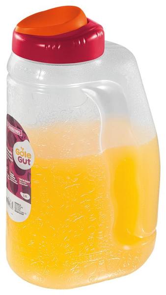 Imagem de Garrafa Geladeira 2.5l Plático Transparente Sanremo