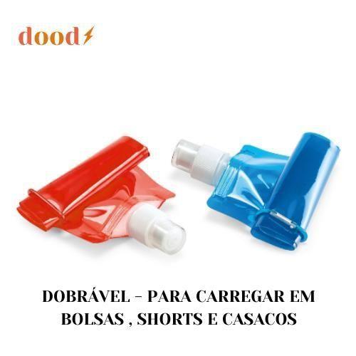 Imagem de Garrafa Hidratação Squeeze Dobrável com Mosquetão - 480ml