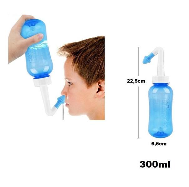 Imagem de Garrafa Higienizador Nasal Alérgica Rinite Sinusite 300Ml