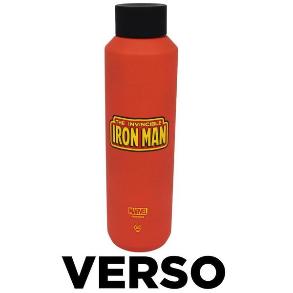 Imagem de Garrafa Homem Ferro Iron Man Térmica 6 Horas 600Ml Oficial