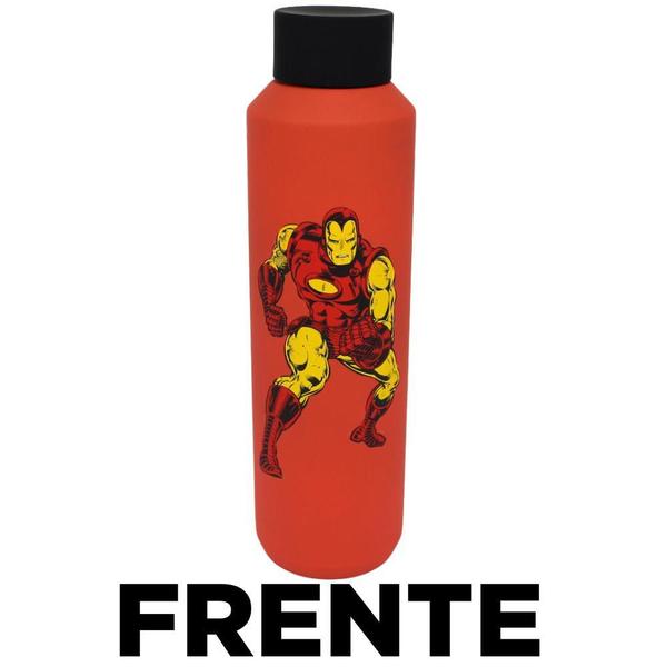 Imagem de Garrafa Homem Ferro Iron Man Térmica 6 Horas 600Ml Oficial