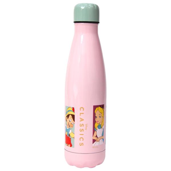 Imagem de Garrafa infantil disney personagens classicos metalica 500ml