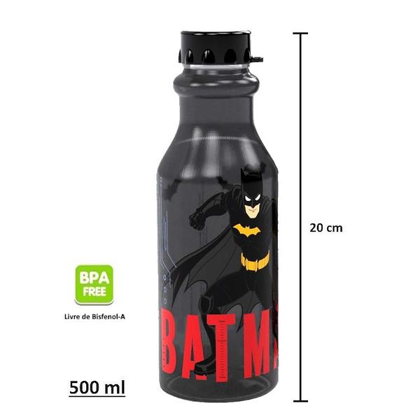 Imagem de Garrafa Infantil Hidratação com Tampa do Batman 500ml Retrô