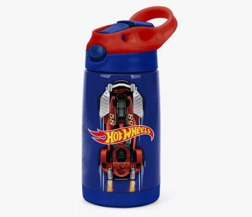 Imagem de Garrafa Infantil Original Hot Wheels Aço Inox 500ml