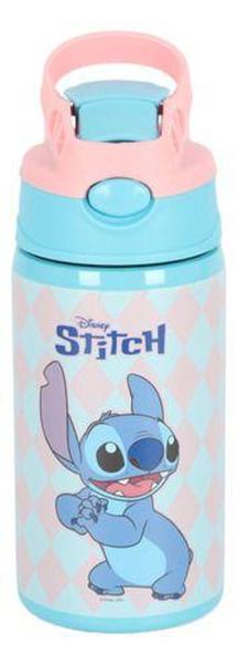 Imagem de Garrafa Infantil Original Stitch Disney Aço Inox 500ml - Luxcel