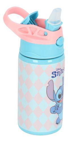 Imagem de Garrafa Infantil Original Stitch Disney Aço Inox 500ml