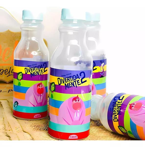 Imagem de Garrafa Infantil Retrô 500Ml, Squeeze, Cantil Plasútil