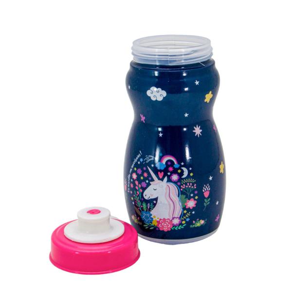 Imagem de Garrafa Infantil Squeeze Escolar 300ml Personagens Plasutil