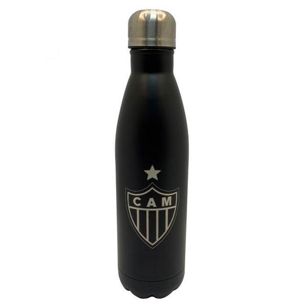 Imagem de Garrafa Inox 750Ml Preta Atlético Mineiro