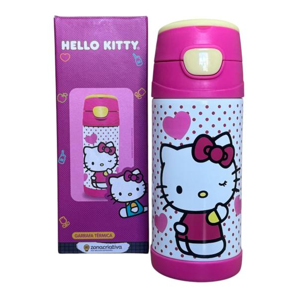 Imagem de Garrafa Inox Infantil Hello Kitty 350ml - ZonaCriativa