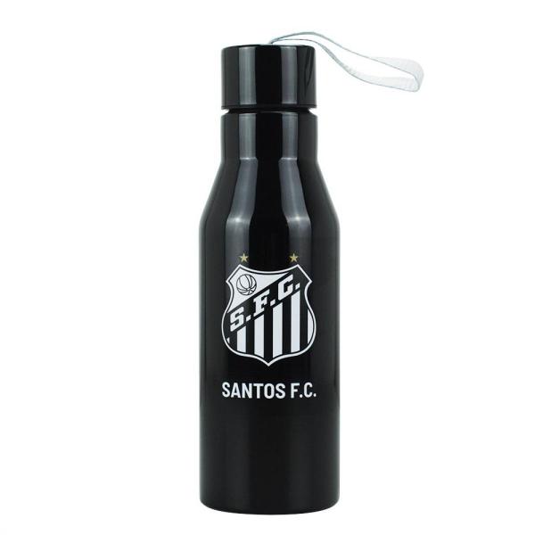 Imagem de Garrafa Inox Tampa Rosqueável Cordão Santos Peixe 600ml