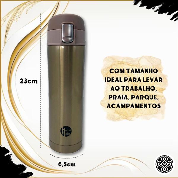 Imagem de Garrafa Isotérmica 500ml Com Trava De Segurança Na Tampa