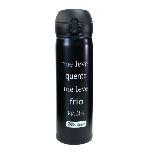 Imagem de Garrafa isotérmica aço inox trava vacuum cup 380ml