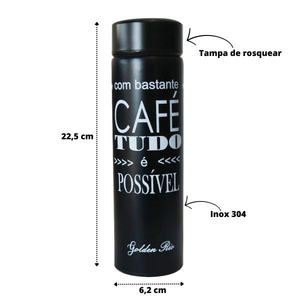 Imagem de Garrafa isotérmica com infusor fosca 450ml