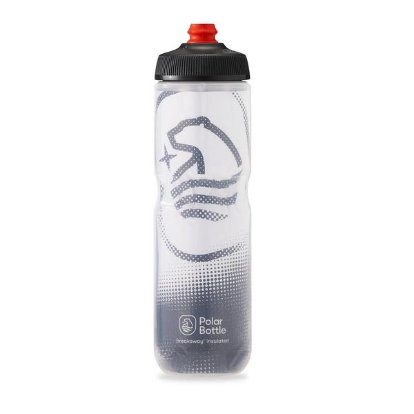 Imagem de Garrafa Isotérmica Polar Bottle Breakway Big Bear  Branca e Carvão 710ml Caramanhola