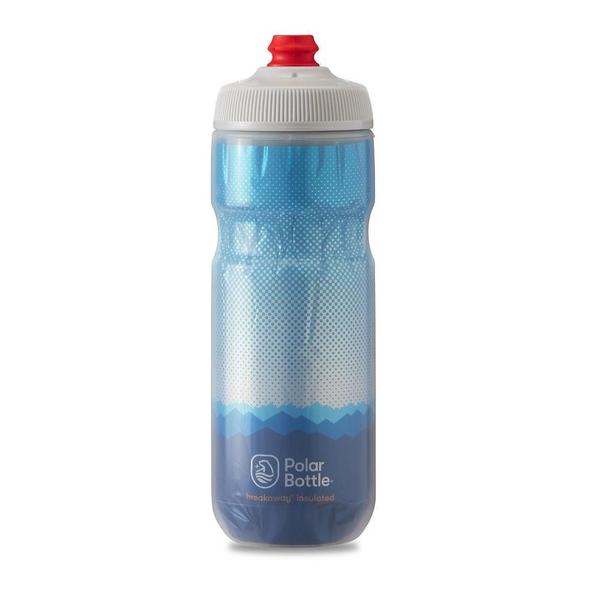 Imagem de Garrafa Isotérmica Polar Bottle Breakway Ridge Azul Cobalto e Prata 590ml Caramanhola