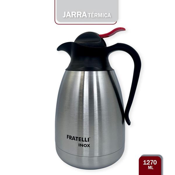 Imagem de Garrafa Jarra Térmica Inoxidável para Café e Chás 1270ml