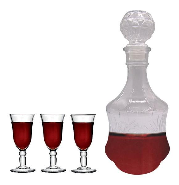 Garrafa Licoreira Em Vidro Para Whisky Licor E Vinho 1000ml - Y888 Imagem de Garrafa Licoreira Em Vidro Para Whisky Licor E Vinho 1000ml