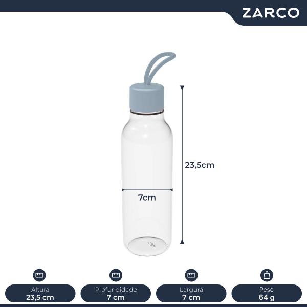 Imagem de Garrafa P/ Água Squeeze Liv 700 ml C/ Alça e Tampa Colors OU