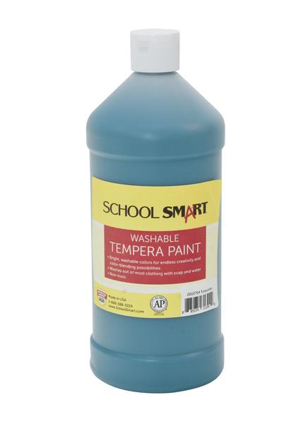 Imagem de Garrafa Paint School Smart Lavável Tempera Turquoise de 1 L