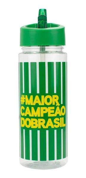 Imagem de Garrafa Palmeiras 450ml Plástica Com Mochila Tipo Saco Eas026 - Mileno