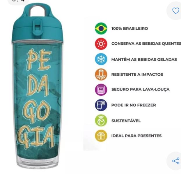 Imagem de Garrafa Para Água Profissões - 600ml