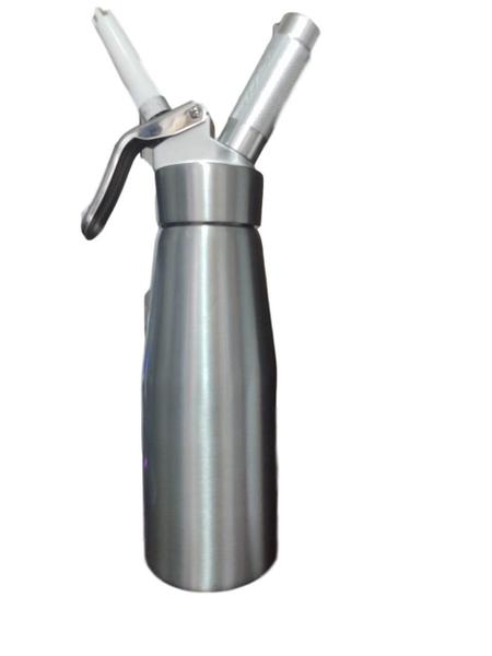 Garrafa Para Chantilly Sifão 500Ml Prata - Fpro - Flavors - Pro Imagem de Garrafa Para Chantilly Sifão 500Ml Prata - Fpro