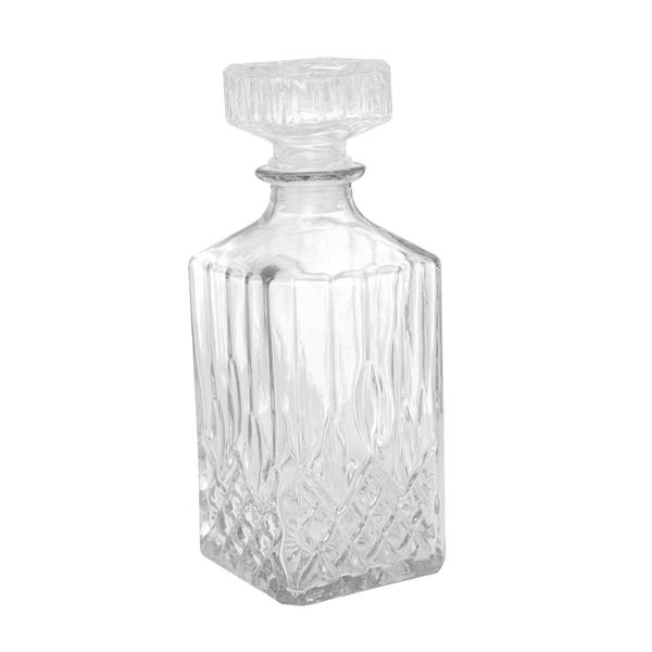 Imagem de Garrafa para Whisky de Vidro Diamante - 900ml