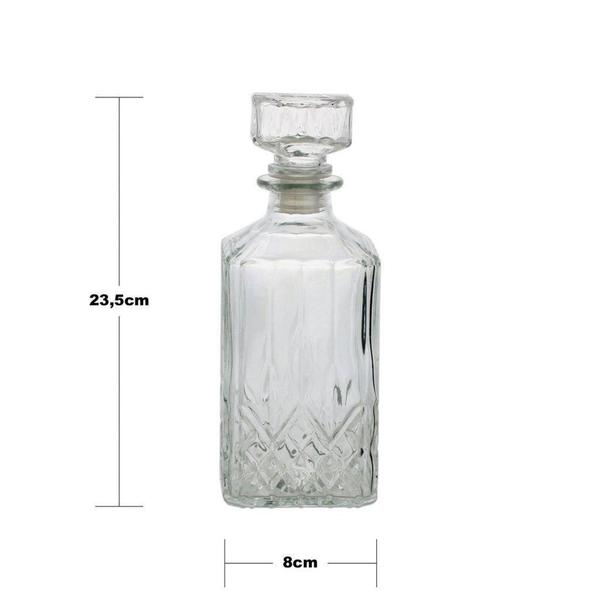 Imagem de Garrafa para Whisky de vidro Dublin Lyor - 700ml