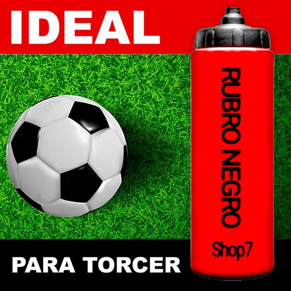 Imagem de garrafa personalizada automática jato treino academia ginástica hidratação futebol 800ml