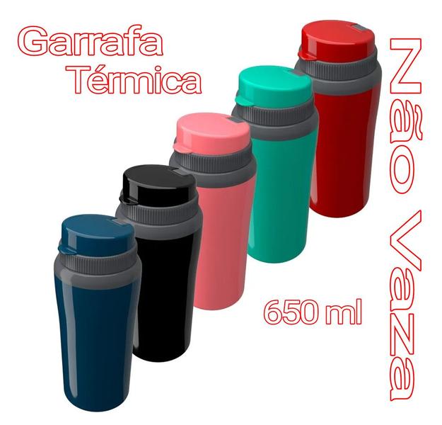 Imagem de  garrafa personalizada  automática jato treino academia ginástica hidratação futebol 800ml