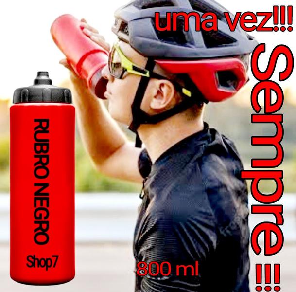 garrafa pet automática jato treino academia ginástica hidratação futebol 800ml - SHOP7 Imagem de garrafa pet automática jato treino academia ginástica hidratação futebol 800ml