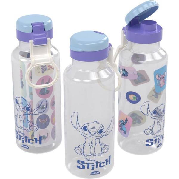 Imagem de Garrafa Plástica ABRE Facil STITCH 600ML