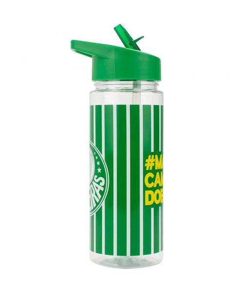 Imagem de Garrafa Plástico 450ml Com Mochila Tipo saco - Palmeiras