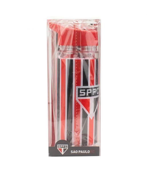 Imagem de Garrafa Plástico 450ml Com Mochila Tipo saco - São Paulo SPFC