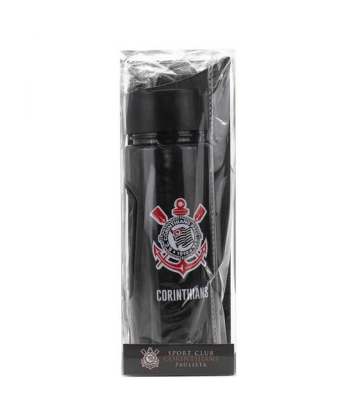 Imagem de Garrafa Plástico Canudo 700Ml - Corinthians