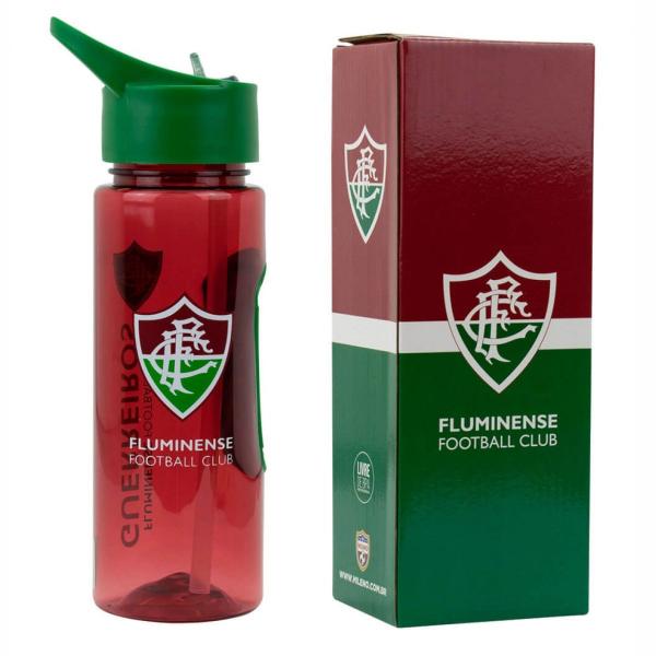 Imagem de Garrafa Plástico Canudo Academia Apoio 700ml Fluminense