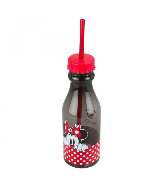 Imagem de Garrafa Plastico Com Canudo Minnie 500ml Disney